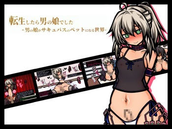 [Kurotsuki Shoukai] Tensei Shitara Otokonoko deshita -Otokonoko ga Succubus no Pet ni Naru Sekai- cover