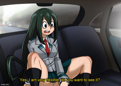 Tsuyu Asui - BNHA- Waifu taxi