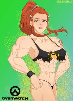 Muscle Overwatch Girls page 3