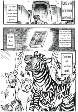 (Kansai! Kemoket) [Mayoineko (Nakagami Takashi)] Jaku Niku Goukan (TOKYO JUNGLE) [French and Unc] page 2