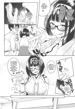(COMIC1☆13) [Konoshiro Shinko (Yamagara Tasuku, Karasuma Yayoi)] Osakabehime ga Shikoshiko Shite Kureru Hon | A Book Where Osakabehime Masturbates You Dry (Fate/Grand Order) [English] [Mecte] page 9