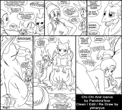 [PBX] Chi chi and Icarus [French] [re draw] [Clean] page 1