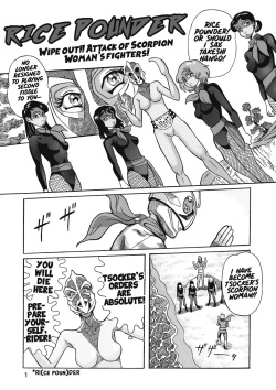 (Sabaku) Gekimetsu!! Sasori onna sentō-in (Kamen Rider) [English] [xinsu] [Digital] page 1