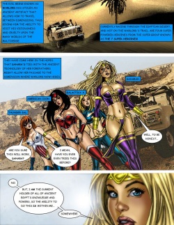 9 Superheroines Vs Warlord 1