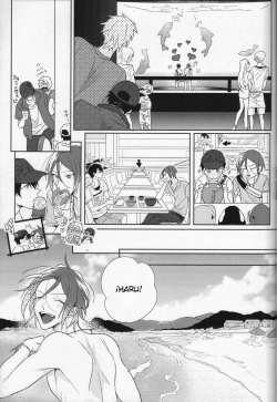 [Zekkou (Zenmoto)] DOUBLE LOVE SHOCK (Free!) [Spanish] [StrawberryWhite] page 9