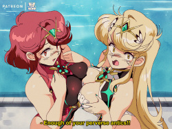 [bluethebone] Pyra x Mythra [XENOBLADE] page 3