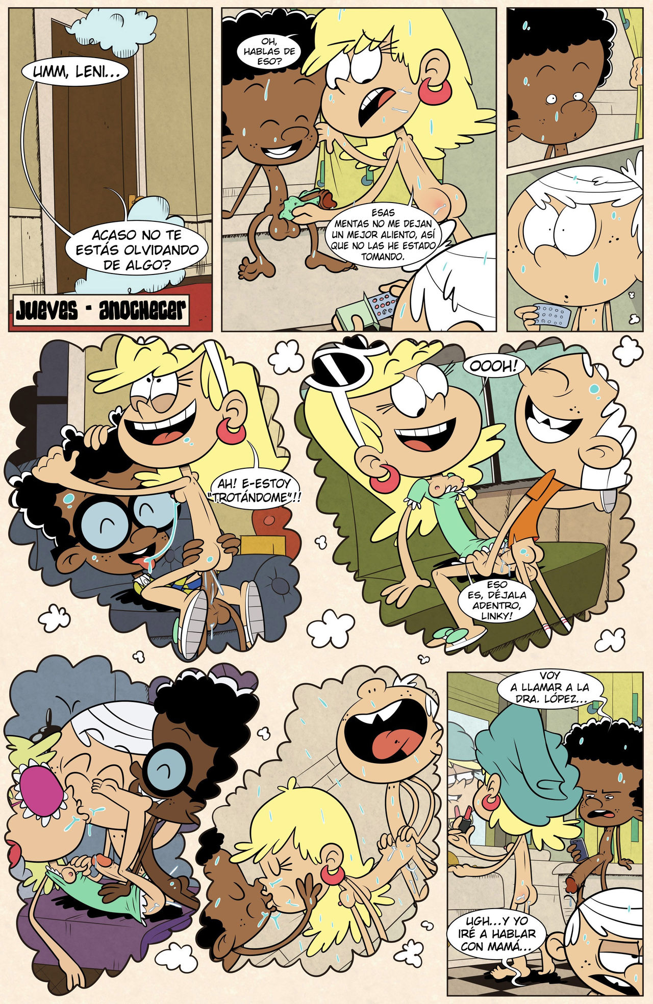 The Loud House - El Día a Día de Nuestros Louds page 9 full.