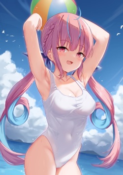 [Milkshake] Mizugi Aqua-chan (Minato Aqua) page 10