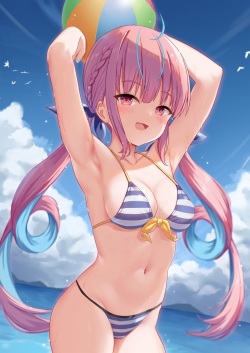 [Milkshake] Mizugi Aqua-chan (Minato Aqua) page 1