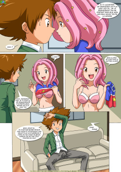 [Palcomix] Movie night at Tai's | Soirée film chez Tai/Taichi [French] page 5