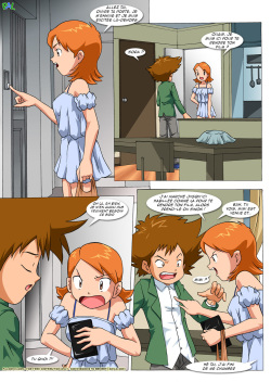 [Palcomix] Movie night at Tai's | Soirée film chez Tai/Taichi [French] page 6