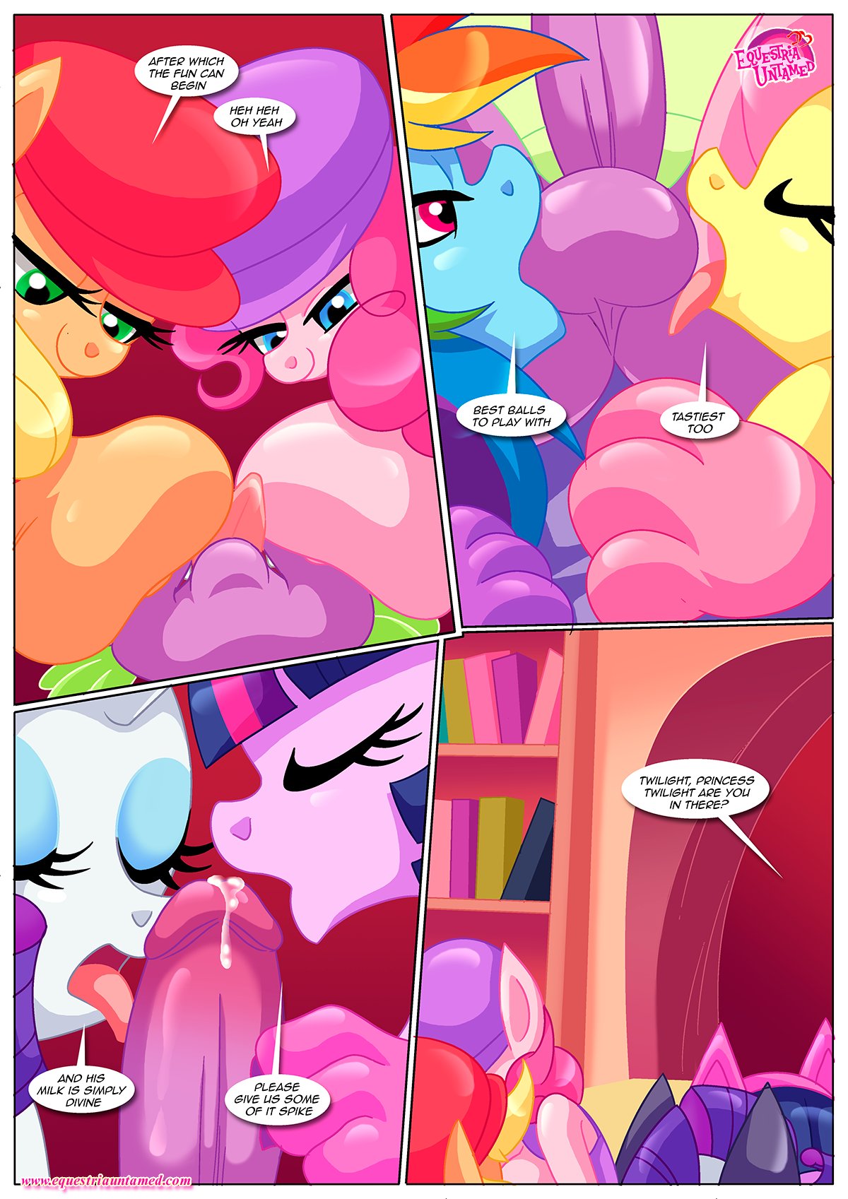 Palcomix my little pony hentai comics the night the sun and moon cum together фото 31