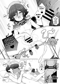 [Kuropoplar (Nyakkuru)] Venti-kun o Hotel ni Sasottara OK Shitekureta node Tokoton Amaenbou H suru Hanashi (Genshin Impact) [English] [Doujins.com] page 6