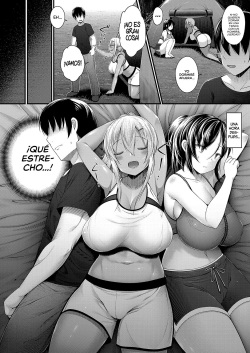 [Kotoba Ai] Hitori Camp o Shite itara Kuro Gal JK na Imouto to Imouto no Tomodachi ga Rannyuu shite kita Kekka Kouhen | Cuando estaba acampando solo, mi hermana y su amiga se metieron en mi campamento Parte 2 (COMIC Grape Vol. 95) [Spanish] [K.A. Works] page 4