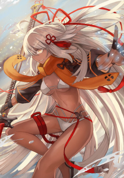 Okita Souji Alter Swimsuit Summer Saber page 6