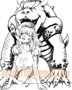 Princess Peach and Bowser (Super Mario Brothers) page 2