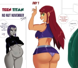 Teen Titan - No Nut November page 1