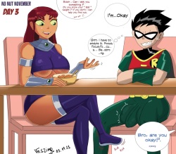 Teen Titan - No Nut November page 3
