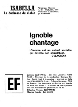 [Sandro Angiolini] Isabella, la Duchesse du Diable - T083 - Ignoble chantage [French] page 4