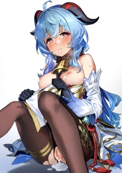 [92M] Kanu-chan ni Amaeru o Manga  Fawning on Ganyu (Genshin Impact) [English] [Decensored] [Colorized] [Satansoft] page 9