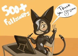 [CatONineTails] Cat-o-Nine-Tails Mascot page 1