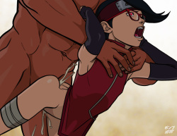 [Ponpu] Sarada (Boruto) page 10
