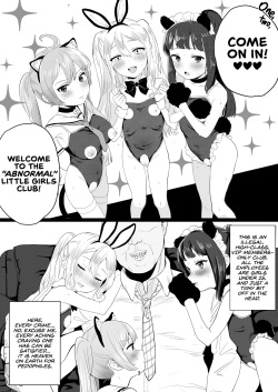 [Inmou Choregi Salad (Inchore)] Chobitto? Abnormal na Lolikko Club | The Club For Kinda Sorta Abnormal Little Girls [English] [head empty] [Digital] page 2