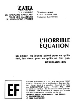 Zara la vampire 093 - L'horrible équation [French] [PJP] page 3