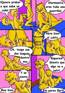 Simpsons xxx - Lección de hermanos page 10