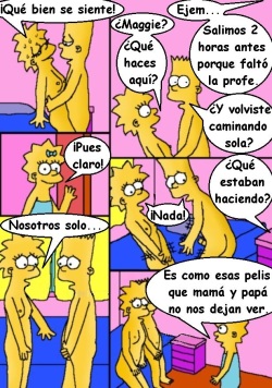 Simpsons xxx - Lección de hermanos page 2