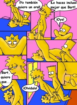 Simpsons xxx - Lección de hermanos page 8